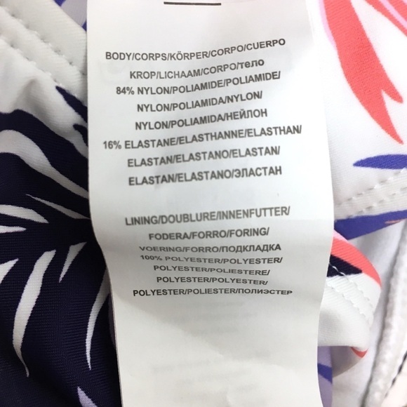 HOBIE Bikini Bottom Swim Swimsuit Floral Tropical Surf Adjustable Size XL NWT - Picture 7 of 9